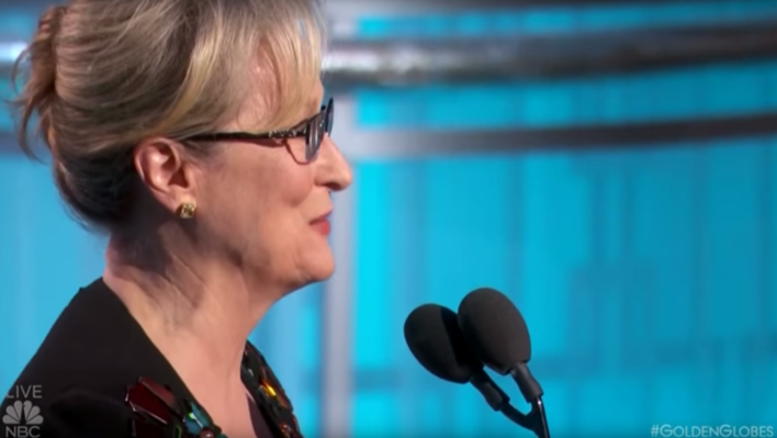 Strong Meryl Streep Speech at Golden Globes