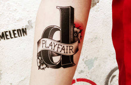 Very Graphic Tattoos Paying Tribute to Famous Typefaces