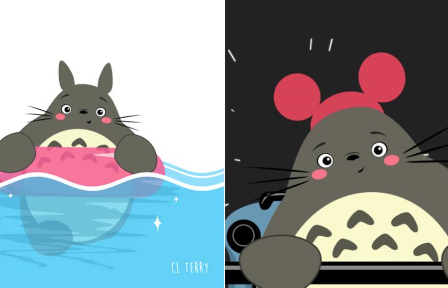 Totoro’s Daily Life in Funny GIFs