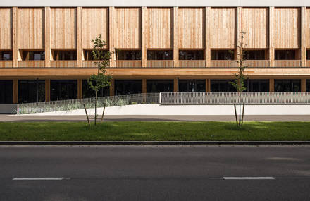 Graphic Stadium Renewal in Estonia by KAMP Arhitektid