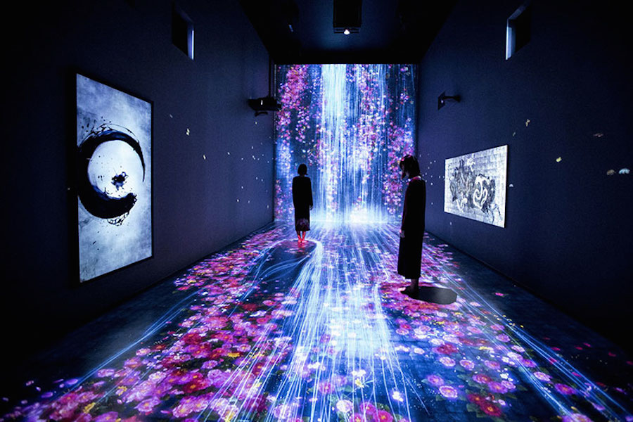Immersive Interactive Installation in an Art Gallery in London – Fubiz