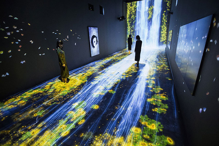 Immersive Interactive Installation in an Art Gallery in London – Fubiz
