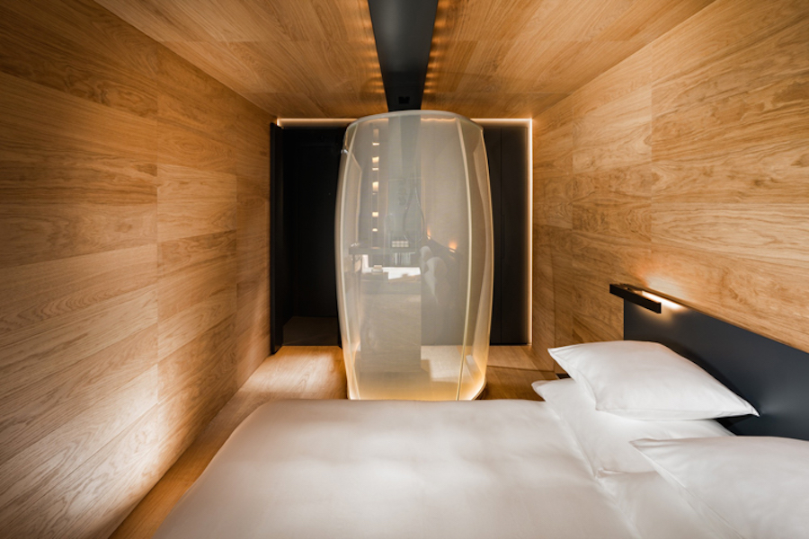 Incredible Rooms in 7132 Hotel Design by Morphosis