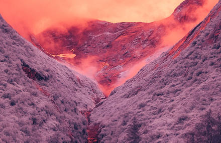Spectacular Infrared Pictures in Alaska
