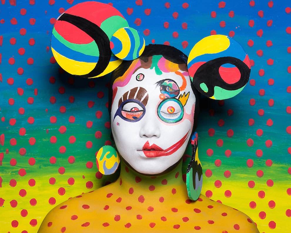 Amazing Japanese Pop Art Face Painting Fubiz Media