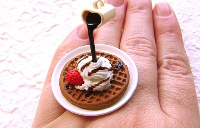 Adorable Tiny Food Rings