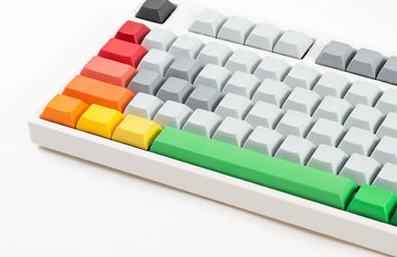 Colored Keyboard by Candykeys