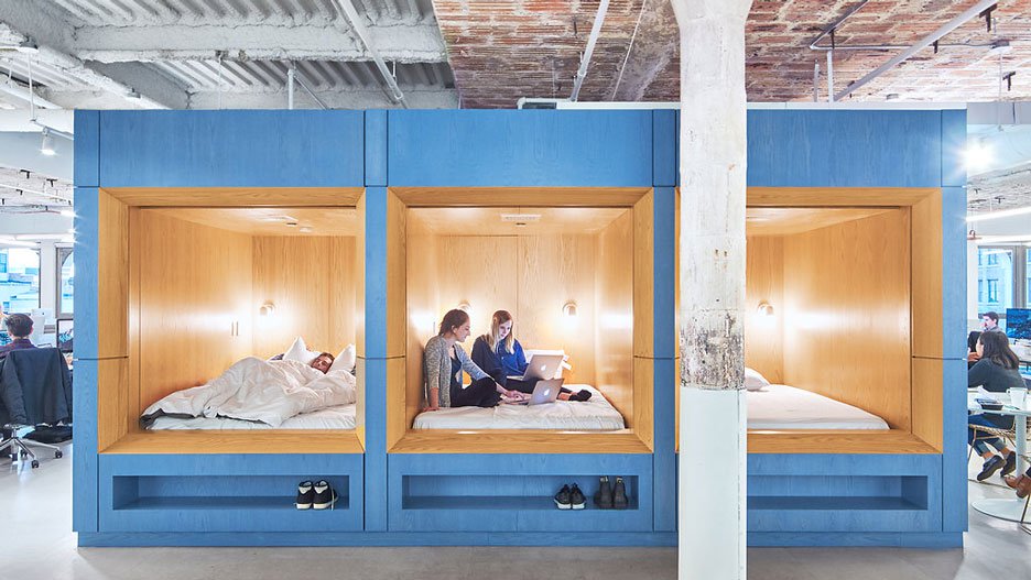 Dazzling Sleeping Spaces at Manhattan Offices