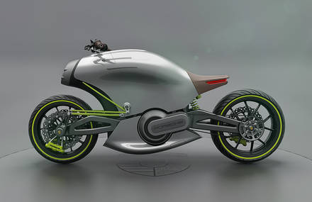 Porsche 618 Electric Motorcycle Project