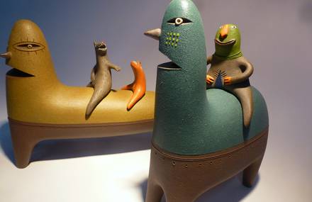Funny & Colorful Sculptures by Luciano Polverigiani