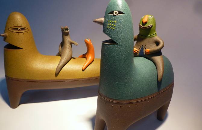 Funny & Colorful Sculptures by Luciano Polverigiani