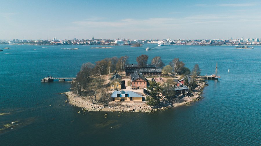 Beautiful Sauna in Island of Helsinki