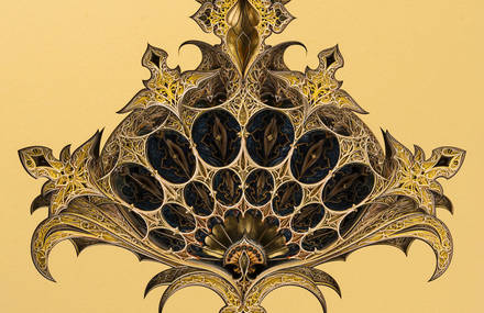 Stunning Laser Cut Paper Compositions by Eric Standley