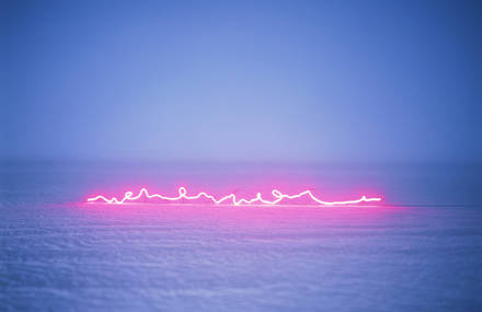 Poetic Neon Installations by Jung Lee