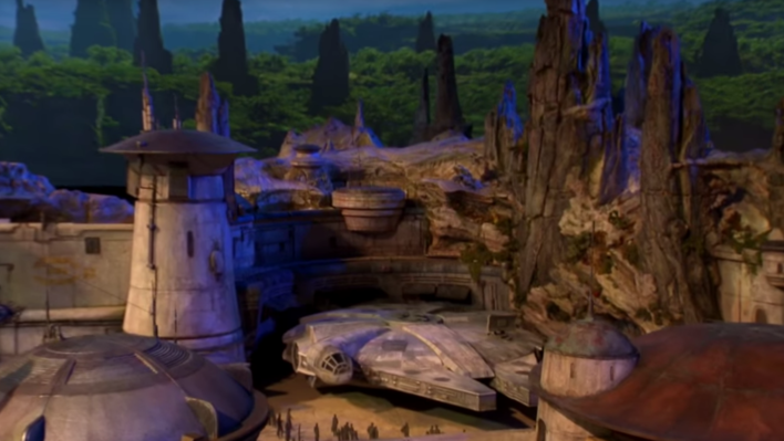 Disney Parks Star Wars-Inspired Land Model