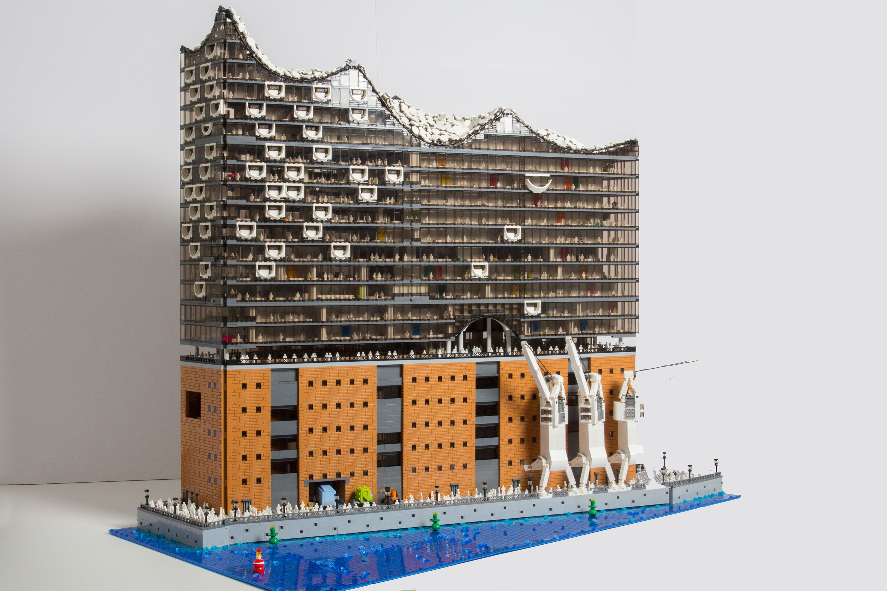 Incredible Hamburg Elbphilarmonie LEGO Replica