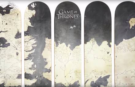 Game of Thrones Skateboards by HBO & V/SUAL