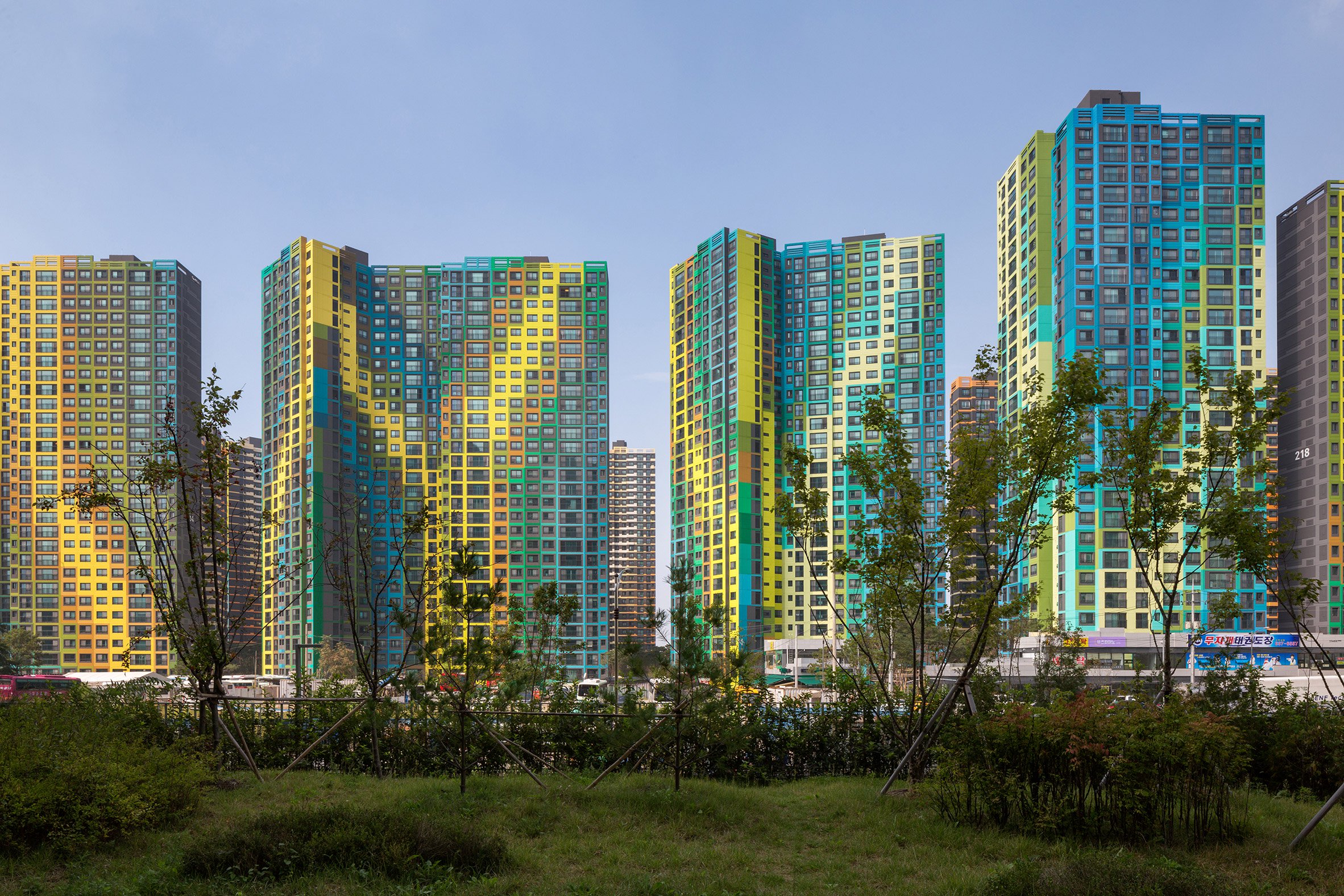 Colorful Blocks in South Korea