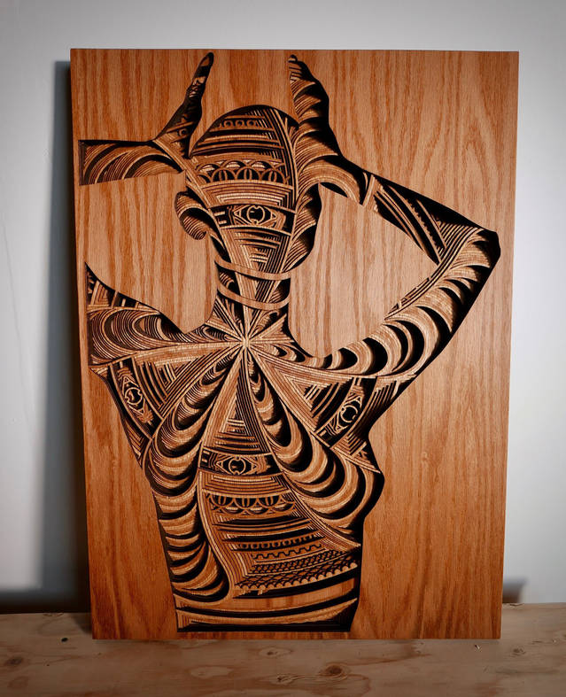Mesmerizing Laser Cut Wooden Sculptures Media