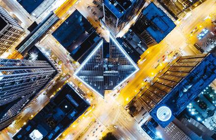 Hypnotic Aerial City Pictures by Humza Deas