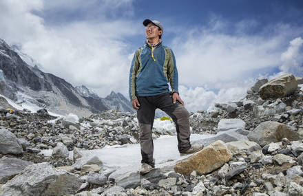Portraits of Mount Everest trek guides by Steve Brown