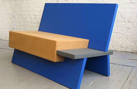 Minimalist Cork Made Furniture by Daniel Michalik