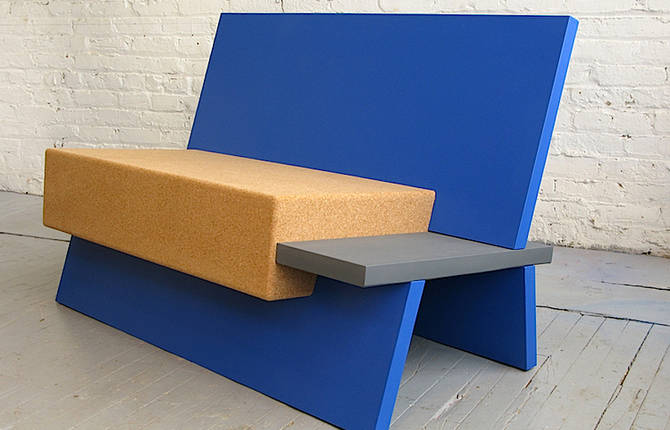 Minimalist Cork Made Furniture by Daniel Michalik
