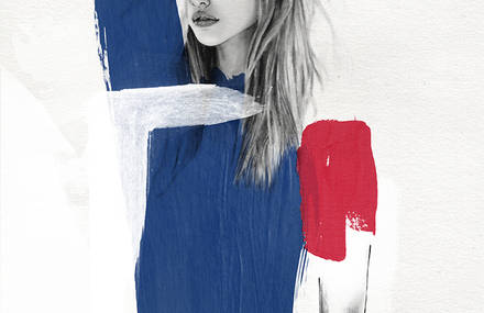 Realistic Illustrations With Splashes of Colour by Lucie Birant