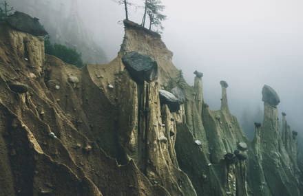 Surreal Earth Pyramids in the Alps by Kilian Schönberger