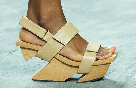 Issey Miyake x United Nude Sculptural Shoes
