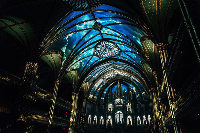Mapping Experience into Montreal Cathedral by Moment Factory