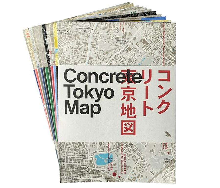A Beautiful Map to Explore Concrete Buildings in Tokyo