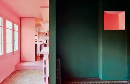Colorful Renovation of a Barcelona Home