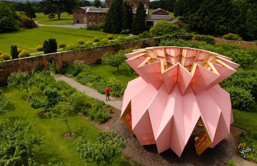 Origami Pineapple Pavilion in England