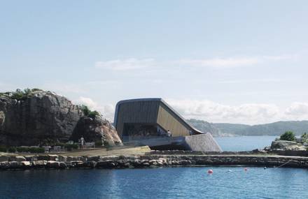 A Submarine Restaurant in Norway by Snøhetta