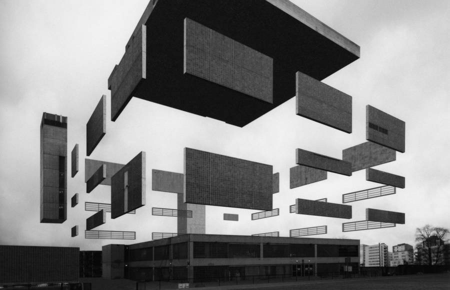 Surrealist Images of Levitating Buildings
