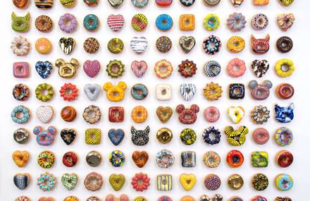 Pop Culture Inspired Ceramic Donuts