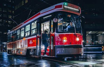 A Cinematic Stroll Through Toronto At Night