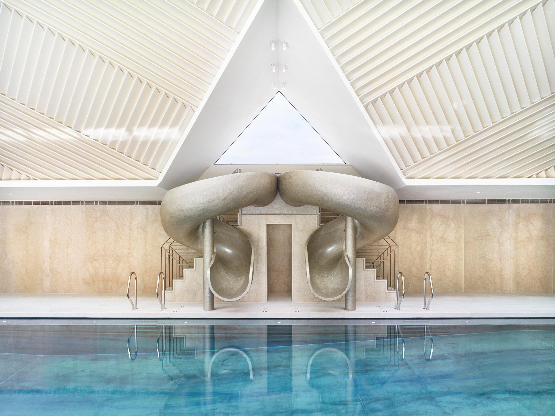Stunning Design Pool into a 19th-century Manor