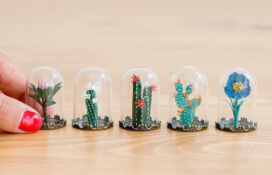 Miniature Botanical Sculptures