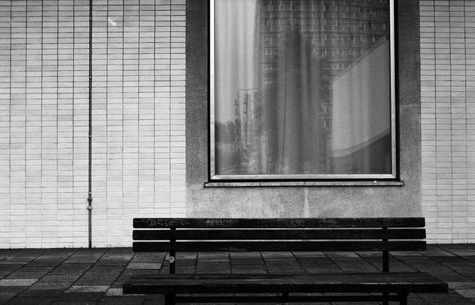 Black and White Melancholic Pictures of Empty Places in Berlin