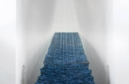 Impressive Waves Installations By Miguel Rothschild