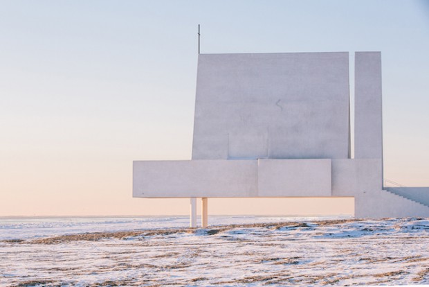 Futuristic Chapel on a Chinese Beach