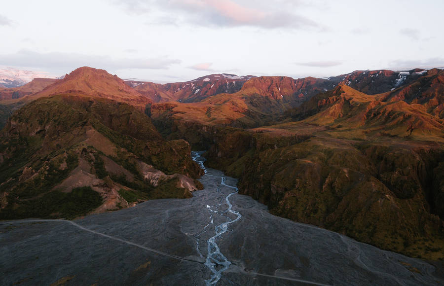 Stunning Landscapes of Iceland During Golden Hour