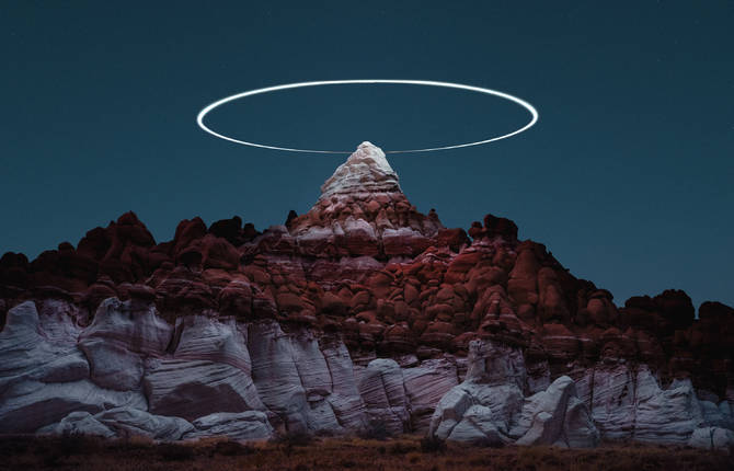 Fascinating Images of Halos Over Mountains