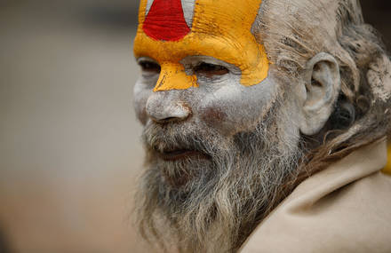 Solemn Portraits from the Maha Shivaratri Festival