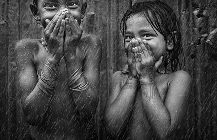 Winners of the 2017 Black and White Child Photo Competition