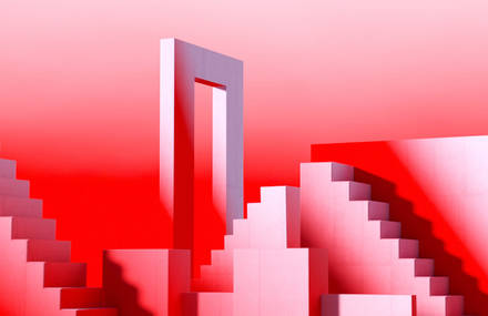 Colorful And Structural Stairs