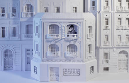 Amazing Haussmann Building with Paper