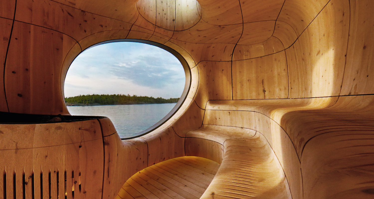 Gorgeous Canadian Grotto Sauna